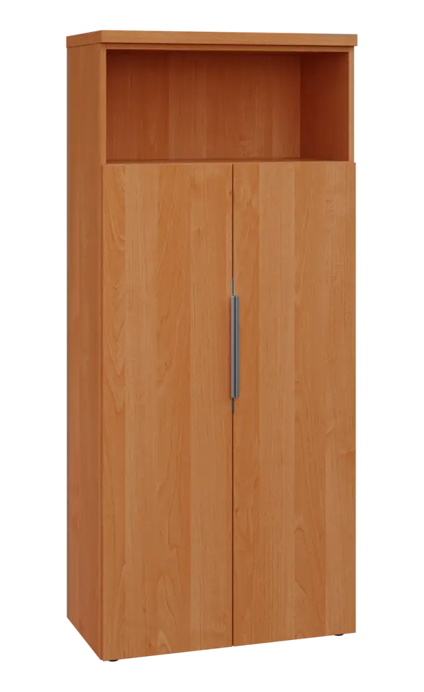 SIN 5 - 82DN kancelářská skříň, 2-dveřová/nika, 1820x800x400, olše jantar